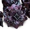 ARUOHHA DND Metal Dice Set Purple Leaf Design Polyhedral Dice with Box, 7PCS D and D Dice RPG Role Playing Games D20 D12 D10 D8 D6 view 4