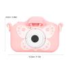 Tyenaza Mini Digital Kids Camera, 20MP Pink Cartoon Style Video & Selfie Camera, Rechargeable Toddler Toys, Excellent Gift for Boys or Girls view 2