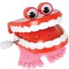 HAPPY DEALS ~ Wind Up Chatter Teeth with Eyes | 12 Pack | 1.75 inch Chattering Walking Toys view 2