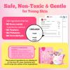 ULOVEME Kids Washable Makeup Kit for Girls 4-6 with Small Coin Purse(5.5x5.25in) - Real, Non Toxic Make Up Toy Gift- Umicorn Gift Set (Rainbow Coin Purse) view 3