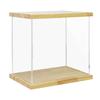 BenchPro Clear Acrylic Display Case for Trophy, Collectibles, Assemble Cube Display Box Stand Dust Proof Protection Showcase for Action Figures Toys. (1" Thick Wood, 16" H x 17" L x 12" D) view 1