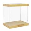 BenchPro Clear Acrylic Display Case for Trophy, Collectibles, Assemble Cube Display Box Stand Dust Proof Protection Showcase for Action Figures Toys. (1.75" Thick Wood, 16" H x 17" L x 12" D) view 1