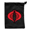 Renegade Game Studios G.I. Joe Roleplaying Game: Cobra Dice Bag - RPG Accessory, Dice Holder, Drawstring Closure view 2