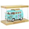 BenchPro Clear Acrylic Display Case for Trophy, Collectibles, Assemble Cube Display Box Stand Dust Proof Protection Showcase for Action Figures Toys. (1.75" Thick Wood, 16" H x 24" L x 12" D) view 2