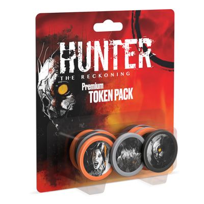 Renegade Game Studios Hunter: The Reckoning 5th Edition Roleplaying Game: Premium Token Pack - 15 Tokens, Track Danger, Desperation & Despair