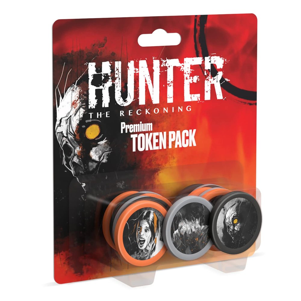 Renegade Game Studios Hunter: The Reckoning 5th Edition Roleplaying Game: Premium Token Pack - 15 Tokens, Track Danger, Desperation & Despair