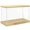 BenchPro Clear Acrylic Display Case for Trophy, Collectibles, Assemble Cube Display Box Stand Dust Proof Protection Showcase for Action Figures Toys. (1.75" & 1" Thick Wood, 16" H x 24" L x 12" D) view 1