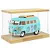 BenchPro Clear Acrylic Display Case for Trophy, Collectibles, Assemble Cube Display Box Stand Dust Proof Protection Showcase for Action Figures Toys. (1.75" & 1" Thick Wood, 16" H x 24" L x 12" D) view 2