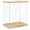 BenchPro Clear Acrylic Display Case for Trophy, Collectibles, Assemble Cube Display Box Stand Dust Proof Protection Showcase for Action Figures Toys. (1" Thick Wood, 21" H x 17" L x 12" D) view 1