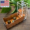 C4Labs Micro Travel Portable Dice Tower AND Dice Vault | Fits Standard Seven Set of Dice (Gunstock) view 3