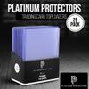 Full Case of Platinum Protectors Top Loaders for Trading Cards - Sleeves for Football, Baseball Sports, TCG  Clear Plastic Toploaders (1,000-Count) view 2