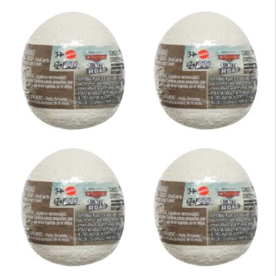 Disney Cars On The Road Mini Racers Mystery Dino Egg Cruisers, Set of 4