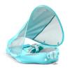 Mambobaby Baby Swim Float with Canopy & Tail Infant Pool Float Non-Inflatable Toddler Swim Float with Skin-Friendly Material for 3-24 Months Baby Boys Grils Elephant Green view 1