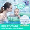 Mambobaby Baby Swim Float with Canopy & Tail Infant Pool Float Non-Inflatable Toddler Swim Float with Skin-Friendly Material for 3-24 Months Baby Boys Grils Elephant Green view 2