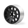 1/2/4pcs 1.9'' Alloy Metal Beadlock Wheel Rims for 1/10 Scale AXIAL SCX10 D90 CC01 RC Crawler Car Upgrade Parts (Color : Black 1PCS) view 1