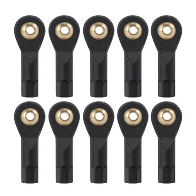 10Pcs Plastic M2/M3 Link Rod Ball End Joint for Axial SCX10 TRAXXAS TRX-4 1/10 RC Rock Crawler Car Accessories (Color : 27mm M3)