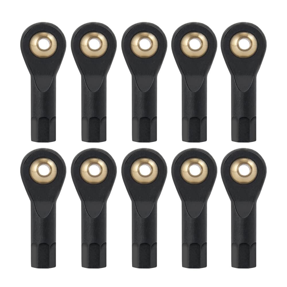 10Pcs Plastic M2/M3 Link Rod Ball End Joint for Axial SCX10 TRAXXAS TRX-4 1/10 RC Rock Crawler Car Accessories (Color : 27mm M3)