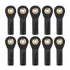 10Pcs Plastic M2/M3 Link Rod Ball End Joint for Axial SCX10 TRAXXAS TRX-4 1/10 RC Rock Crawler Car Accessories (Color : 27mm M3) view 1