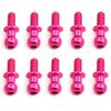 10Pcs M3 Metal Hex Ball Head Screws for Tamiya TT01 TT02 Sakura D5 1/10 RC Drift Car Spare Parts Universal (Color : Pink) view 1