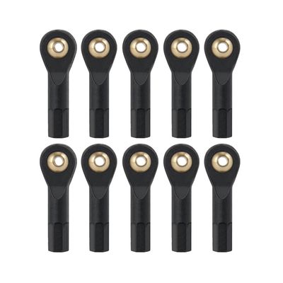 10Pcs Plastic M2/M3 Link Rod Ball End Joint for Axial SCX10 TRAXXAS TRX-4 1/10 RC Rock Crawler Car Accessories (Color : 26mm M2)