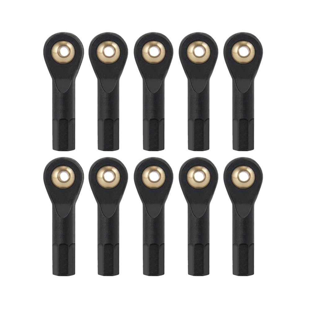 10Pcs Plastic M2/M3 Link Rod Ball End Joint for Axial SCX10 TRAXXAS TRX-4 1/10 RC Rock Crawler Car Accessories (Color : 26mm M2)