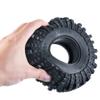 4Pcs 2.2inch 137 * 49mm Beadlock Rubber Tyres Wheel Tires for Axial SCX10 Traxxas TRX-4 1/10 RC Crawler Car Parts view 4