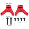 2Pcs Aluminum Rear Shock Towers Mount for Kyosho Jimny 1/18 Mini-Z 4x4 Jeep Wrangler Hilux 1/24 RC Crawler Car Model (Color : Black) view 2