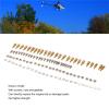 RC Push Rod Connector, Quick Adjuster with Screws Nuts Gaskets Linkage Stopper for Model Boat Airplane Helicopter Enthusiasts (1.0mm) view 2