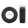 Metal Front Wheel Hub Rims with 30mm Width Black Rubber Tires #2 for 1/14 Tamiya RC Trailer Tractor Truck Car Parts (Color : 4Pcs Front Rims) view 4