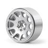 1/2/4pcs 1.9'' Alloy Metal Beadlock Wheel Rims for 1/10 Scale AXIAL SCX10 D90 CC01 RC Crawler Car Upgrade Parts (Color : Silver 1PCS) view 1