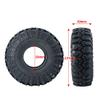 1.9inch/2.2inch Rubber Tyres Wheel Tires for Axial SCX10 Wraith Traxxas TRX-4 1/10 RC Crawler Car Parts Accessories (Color : 2.2inch 4PCS) view 4