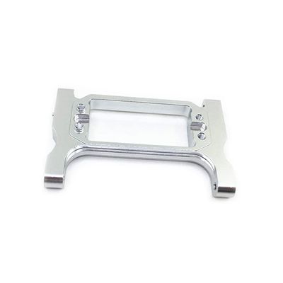Aluminum Alloy Front Crossmember Servo Mount Stand for Traxxas TRX-4 TRX4 1/10 RC Crawler Car Upgrade Parts Accessories (Color : Silver)