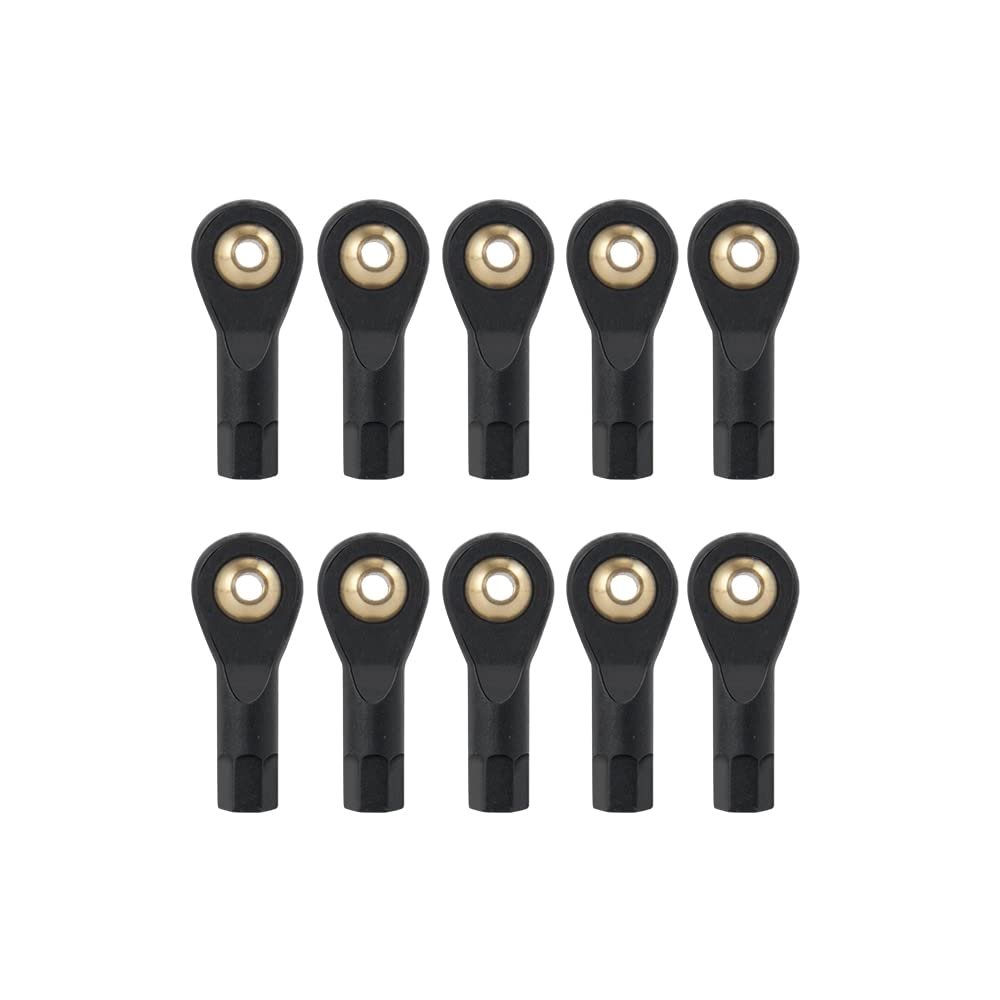 10Pcs Plastic M2/M3 Link Rod Ball End Joint for Axial SCX10 TRAXXAS TRX-4 1/10 RC Rock Crawler Car Accessories (Color : 19mm M2)