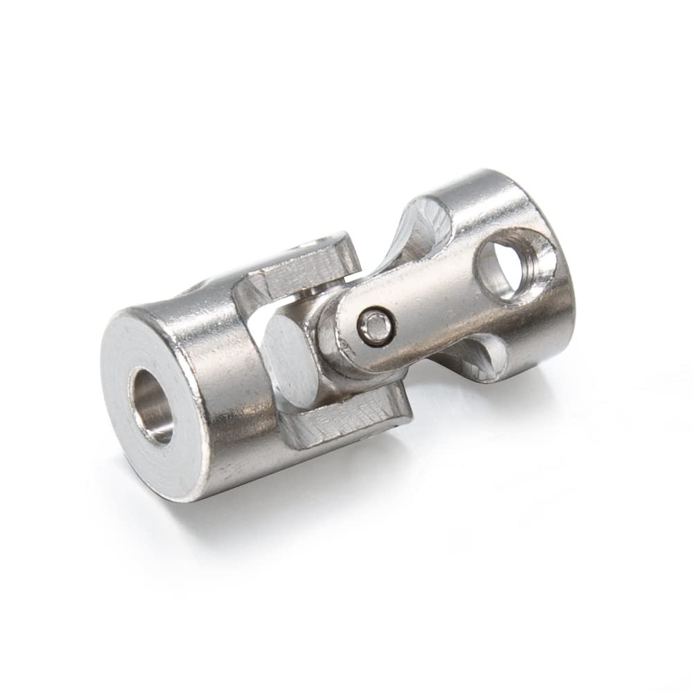 KRYDN 2Pcs Stainless Steel RC Model Boat Cardan Gimbal Shaft Couplings Universal Joint Motor Connector with Screws (Color : 8x6)