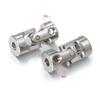 KRYDN 2Pcs Stainless Steel RC Model Boat Cardan Gimbal Shaft Couplings Universal Joint Motor Connector with Screws (Color : 8x6) view 3