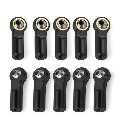 10/20Pcs Metal M3 Ball Head Tie Rod End Joint CW Thread for Axial SCX10 D90 D110 1/10 RC Crawler Car Model Parts (Color : Black 10Pcs)