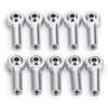 10pcs Metal CW M4 Link Tie Rod End Ball Joint Ends for Axial SCX10 II D90 D110 Tamiya CC01 1/10 RC Crawler Car Truck view 1