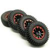 1/2/4Pcs 1.9 inch Plastic Wheel Rims with 100mm OD Tires for Axial SCX10 D90 Wraith 1/10 RC Climbing Crawler Car Parts (Color : 1Pcs) view 1