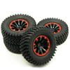 1/2/4Pcs 1.9 inch Plastic Wheel Rims with 100mm OD Tires for Axial SCX10 D90 Wraith 1/10 RC Climbing Crawler Car Parts (Color : 1Pcs) view 4