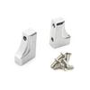 2Pcs Aluminum Servo Mount Bracket for Axial SCX10 90047 Wrangler 1/10 RC Crawler Car Truck Replacement Parts (Color : Silver) view 1
