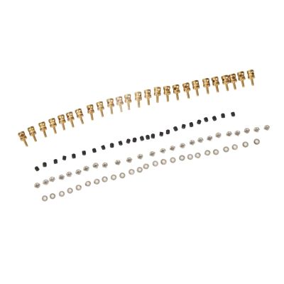 Linkage Stopper, Quick Adjuster with Screws Nuts Gaskets Push Rod Connector for RC Model Boat Airplane Helicopter (2.0MM)