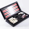 Travel Chess Set 3 in 1-10 Inch Chess Checkers Backgammon Set Magnetic - Travel Board Games Portable Travel Games view 2
