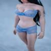 1/6 Scale Female Clothes,Female Lace Bras Briefs Underwear Costume Outfit Clothing for 12inch PH TBL JO Seamless Action Figure Body (Blue) view 3