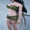 1/6 Scale Female Clothes,Female Lace Bras Briefs Underwear Costume Outfit Clothing for 12inch PH TBL JO Seamless Action Figure Body (Green) view 3