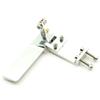 KRYDN 75mm 95mm Water Absorbing Rudder CNC Aluminum Suction Rudders for RC Electric Remote Control Boat Model Parts (Color : 75mm) view 1