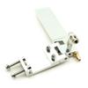 KRYDN 75mm 95mm Water Absorbing Rudder CNC Aluminum Suction Rudders for RC Electric Remote Control Boat Model Parts (Color : 75mm) view 3