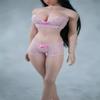 1/6 Scale Female Clothes,Female Lace Bras Briefs Underwear Costume Outfit Clothing for 12inch PH TBL JO Seamless Action Figure Body (Pink) view 1