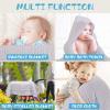 Asung Baby Towels Muslin Baby Bath Towel 3Pack Infant Towels for Newborn Boy Girl 6 Layers Ultra Soft Cotton Toddler Towel for Baby's Delicate Skin 40x 40 Inch (Grey) view 4