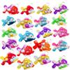 PSDFH 100 Packs Summer Present Unique Mini Fish Assorted fidgets for Kids Children Classroom Students Gifts from Teacher,Birthday Party Favors view 1