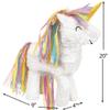 Unique Vibrant Rainbow Unicorn 3D Pull Pinata - Perfect for Birthdays & All Ages view 2